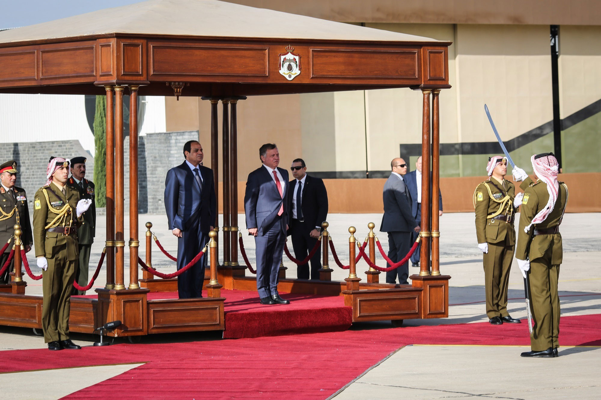 His Majesty King Abdullah II Holds A Summit Meeting With Egyptian ...